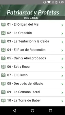 Historia Patriarcas y Profetas android App screenshot 1